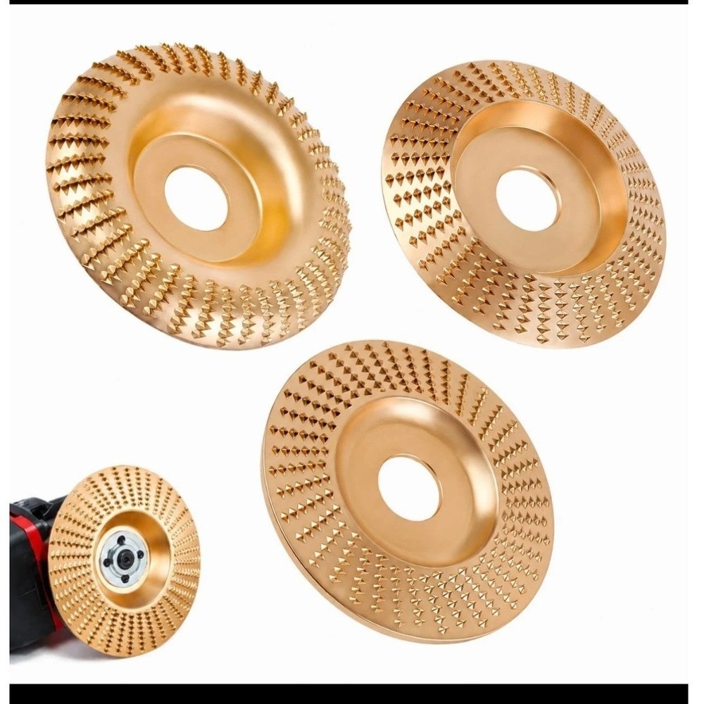 3pc Tungsten Carbide Wood Grinding Wheels NEW